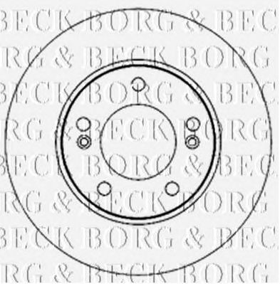 BORG & BECK bbd5189 -  Тормозной диск